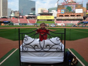 Checking out our bed for the night. (click for larger pic)